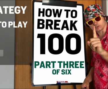 Part 3 - HOW TO BREAK 100 - How to Play Par 3, 4 and 5 - TOTAL STRESS FREE COURSE MANAGEMENT