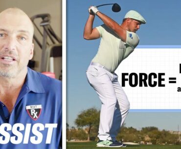 How Bryson DeChambeau Gained 50 lbs to Break Tiger Wood's Driving Record | The Assist | GQ Sports