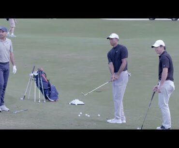 Tiger Woods, Rory McIlroy & Jason Day Short Game Session | TaylorMade Golf