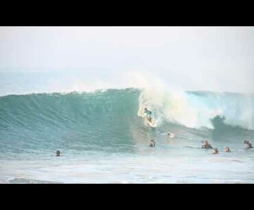 Surfing Heavy ShoreBreak in California- "Wedge, Last Call"