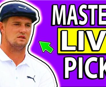 The Masters DraftKings DFS LIVE Picks | DFS Golf Picks