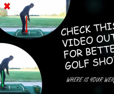 Better Golf Shots - Where is Your Weight