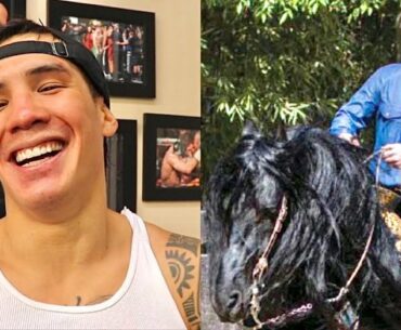 OSCAR VALDEZ TELLS EPIC STORY OF CANELO SURPRISING HIM WITH A HORSE, TALKS SPARRING CANELO