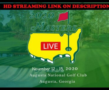 Tiger Woods The Masters 2020 Live Stream