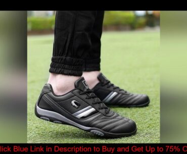 Mens Golf Shoes Water Resistant Golf Sneakers Man Course Walking Sport Shoes Boys Trainers Golfing