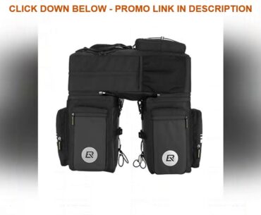 Buy ROCKBROS 48L 3 in 1 Sport Bicycle Cycling Bag Rear Trunk Bag Backpack Outdoor Waterproof Bag Sh