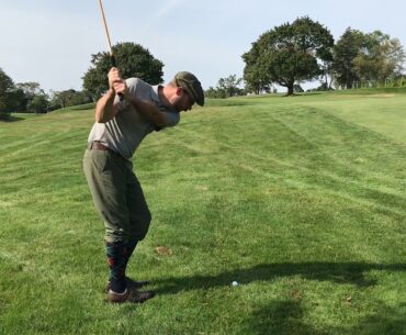 Playing Hickory Golf at Metacomet Golf Club