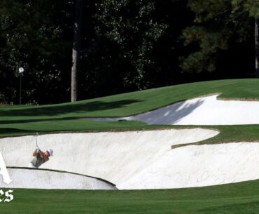 How is the sand at the Masters white and bright?