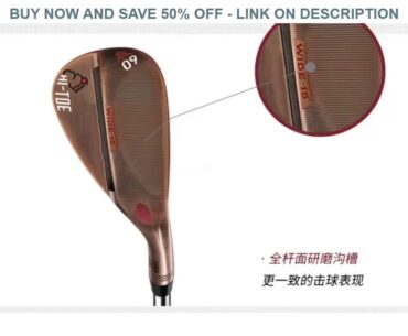 Golf Wedge Authentieke Hi-Teen Bigfoot Wig Hoge Fouttolerantie Zand Stok Bigfoot Golf Wiggen. 58.60