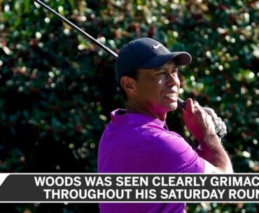 Tiger Woods Struggles In Third Round At The Masters, Dustin Johnson Leading