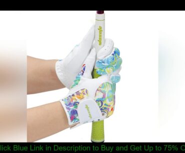 golf gloves women cabretta leather left right hand breathable phantom color