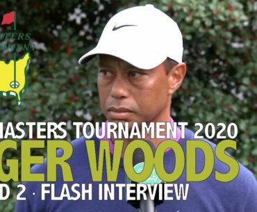 Tiger Woods Saturday Flash Interview 2020 The Masters Tournament - Round 2