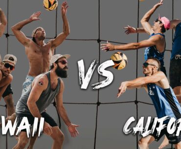 4 vs 4 Beach Volleyball HAWAII vs CALIFORNIA | The 4-Man