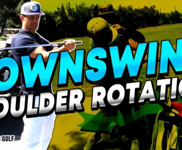 Downswing Tune Up Drills | Shoulder Rotation