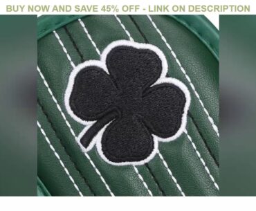 Grote Tanden Golf Iron Head Covers Golf Club Iron Covers Wiggen 3456789PASL Lucky Clover Groen