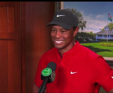 Tiger Woods comments about making 10 on a par 3 | 2020 Masters Final Round Interview