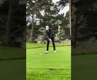 Justin Rose Driver golf swing at the PGA 2020 Harding Park front, great swing and rhythm #SIMDRIVER