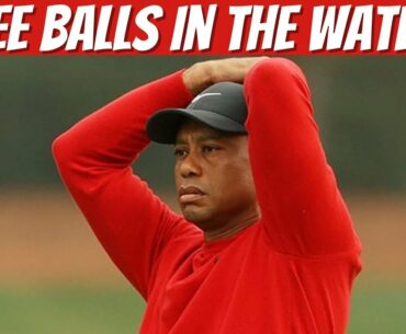 TIGER WOODS MAKES A 10 ON 12 HOLE AT THE MASTERS