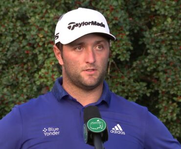 Declaraciones de Jon Rahm tras la tercera ronda del Masters de Augusta 2020