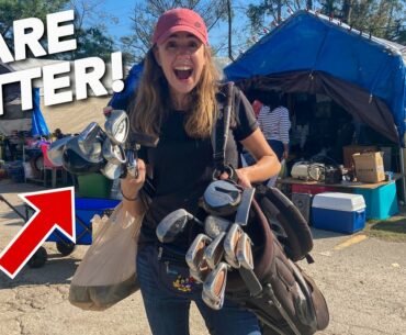 BUYING RARE GOLF CLUBS AT A FLEA MARKET