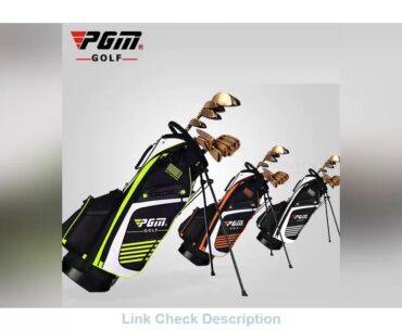 Pgm Portable Golf Stand Bag Golf Bags Men Women Waterproof Golf Club Set Bag With Stand 14 Sockets