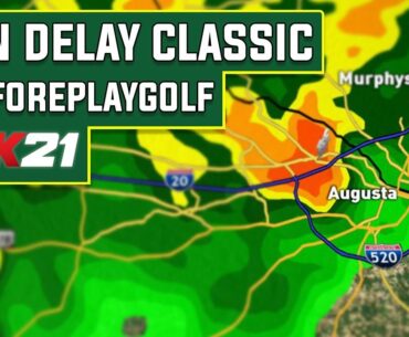 Playing PGA Tour 2k21 During Masters Rain Delay