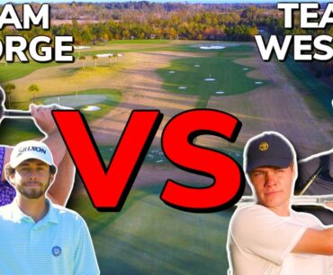 We Created Our Own Golf Course!! Team Wesley vs Team George. 2 v 2 Match!! | Bryan Bros Golf