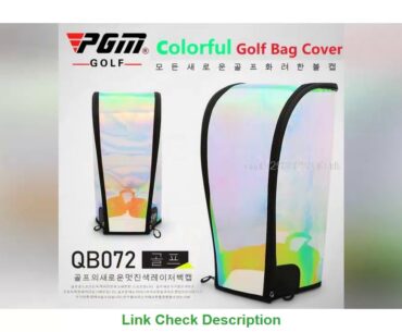 PGM Outdoor Golf Bag Cover PVC Waterproof Dustproof Rainproof Club Golf Rain Cover Transparent Colo