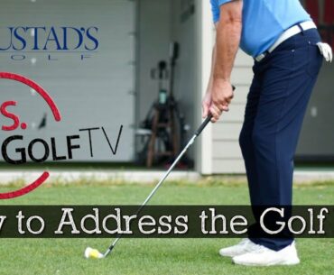 How to Address the Golf Ball With Irons (Golf Setup)