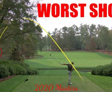WORST shots of the 2020 Masters