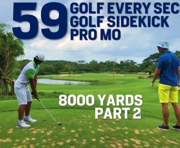 Scoring 29 in a Scramble - Two Pro's and Golf Sidekick DESTROY 8,000 Yard Golf Course Part 2