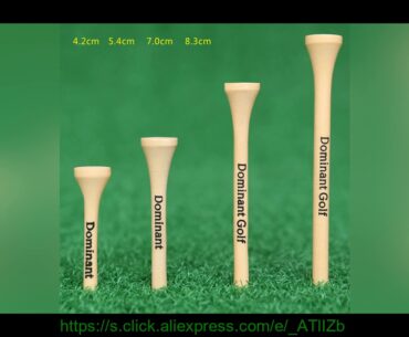 300Pcs=10Pack Wooden Golf Training Tees Club Driving Range Hitting Trainer Ball Nails Golfer Access