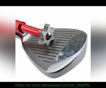 Golf Cleaning Knife Clearing Groove Grooving Tools Golf Sharpener Head Strong Wedge Alloy Wedge Gri