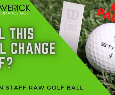 Wilson Staff RAW Golf Ball // Can This Ball Change the Game of Golf?