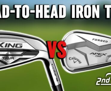 Cobra KING Tour vs Callaway Apex Pro 19 | Golf Irons Comparison & Trackman Test