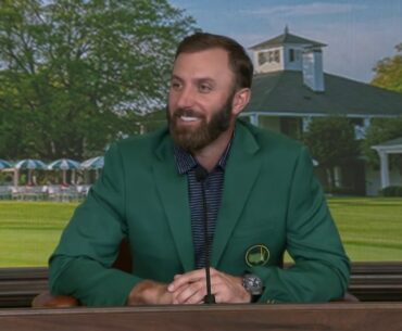 Dustin Johnson reflects on his record-setting (-20) first Masters win: 'I look pretty good in green'