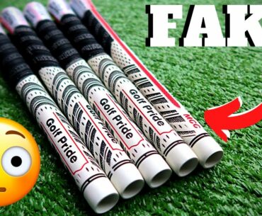 I ACCIDENTALLY BOUGHT FAKE GOLF GRIPS... BUT THEY ANY GOOD!?