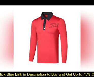 Autumn 2020 Golf Men's Long Sleeves Polo-Shirt