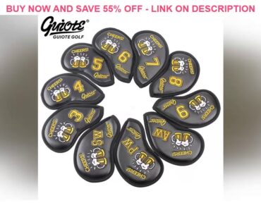 PROOST! BIER Golf Irons Headcovers Golf Ijzer Cover Set Borduurwerk Ontwerp # 3-9PAS 10 stks/partij