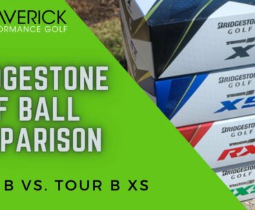 Bridgestone Golf Ball Comparison // Tour B X vs Tour B XS