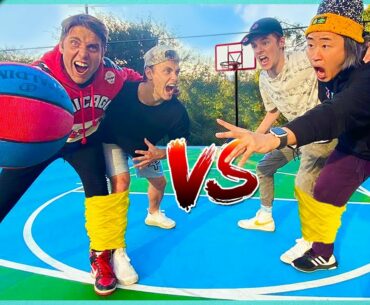 3 LEG BASKETBALL BATTLE vs TEAM RAR! (Stove, Ryan Prunty, Bailey Payne)