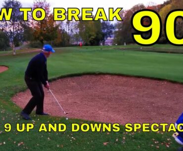 How to break 90 continued up the hill.