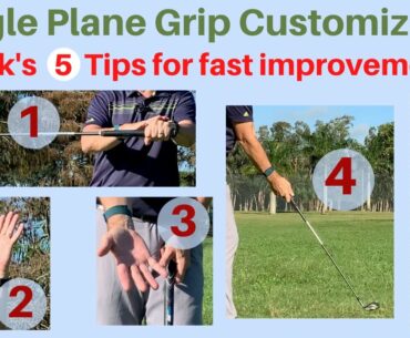 Single Plane Golf Swing Grip - 5 Tips for faster improvement.