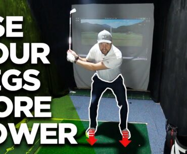 HOW TO USE YOUR LEGS CORRECTLY IN THE GOLF SWING FOR MORE POWER