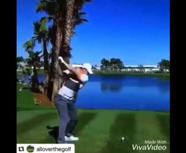 Rory McIlroy indigo golf swing . #Bestgolfswings #alloverthegolf