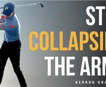STOP THE ARMS COLLAPSING IN THE BACKSWING WITH THIS SIMPLE DRILL
