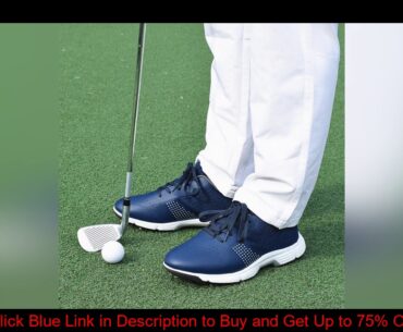 New Men Waterproof Golf Shoes Spikes Golfing Sneakes for Men Outdoor Quality Golf Sneakers Anti Sli