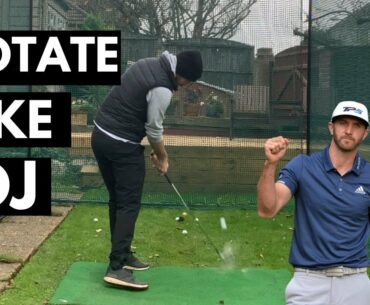 How to ROTATE like DUSTIN JOHNSON - Rotate EFFORTLESSLY!
