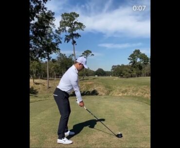 Si Woo Kim Driver golf swing