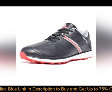 Waterproof Men Golf Shoes Plus Size US 6.5- US 13 Professional Golf Trainers for Men Lightweight Br